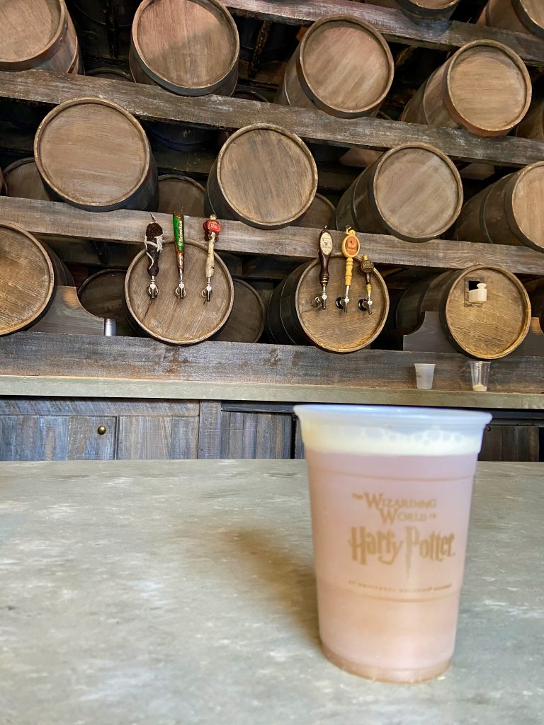 Butter Beer at the Wizarding World of Harry Potter